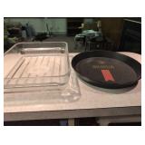 Michelob Metal Tray and Glass Dish