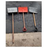 Three Snow Shovels