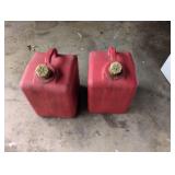 Red Plastic Gas Cans