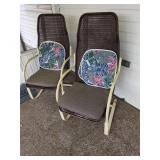 Wicker & Metal Patio Chairs