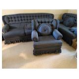 Three-Piece Upholstered Sofa Set