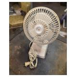 White Plastic Table Fan