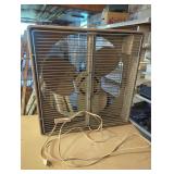 Metal Box Fan With Knob Control