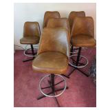 5 Swivel Bar Stools