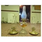 Three Oil Lamps