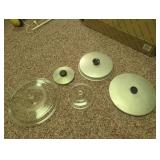 Glass and Metal Lids Set