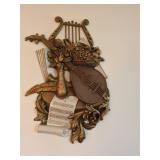 Gilt Musical Wall Plaque