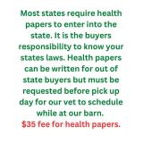 Know your state laws for entry into your state