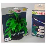 GloFish Aquarium Plant and LED Light Set