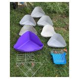 Rabbit and Ferret Litter Boxes and Hay Feeders