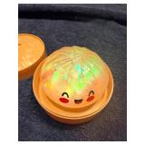 New in the package White/Clear Glitter dumpling