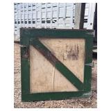 Barn Door with Hinges