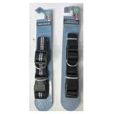 Adjustable Medium Dog Collars, Set of 2