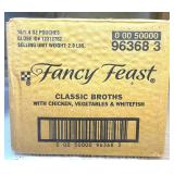 1- case of Fancy Feast Cat food pouches