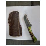 Homemade knife with sheath.