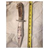 Ceramic decorative knife, handle should light