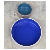 One Xtra Large Acrylic Animal Bowl and one Small