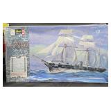 Revell C.S.S. Alabama Ship Model Kit #85-5621 Unstarted