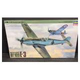 1/48 Hasegawa Messerschmitt Bf109E-3 Model Kit, Factory Sealed