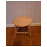 Small natural four legged stool