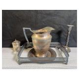 Collection of Silver/Silverplate Decor Items