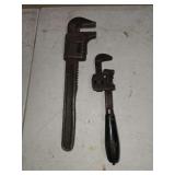 Pair of vintage wrenches