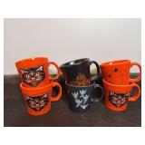 Set of Six Fiesta Ware Halloween Mugs