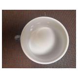 Soup Mugs & Stoneware Dip Bowl with Spreader