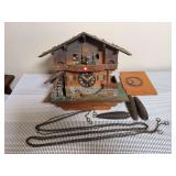 Vintage Black Forest Chalet-Style Cuckoo Clock