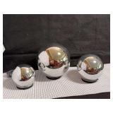 Set of battery operated large outdoor ornaments