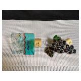 Two Nightlights With Decorative Glass Fronts