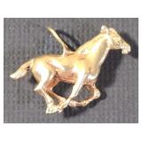 14K Gold Horse Charm - 2.7 Grams