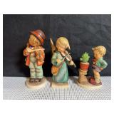 Collection of Three Hummel Figurines by Goebel, from W. Germany
