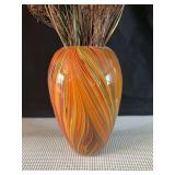 Vintage hand blown Teleflora vase