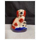 Vintage Staffordshire Ware Dog Figurine
