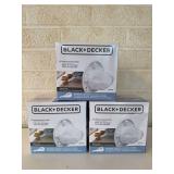 Three replacement filters for a black and decker cordless hand-vac (NIB)
