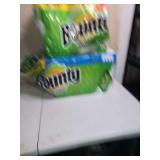 9 rolls of Bounty paper towels