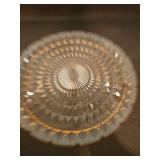 Pink Depression Glass Serving Platter