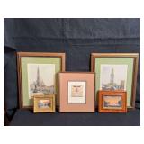Five Framed Pictures