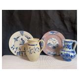 Miscellaneous Vintage Decorative Jugs/Pitchers and Plates