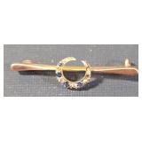 9K Pin/Brooch - 1.76 Grams