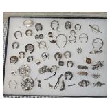 Collection of .925 Silver Pins/Brooches - 300 Grams