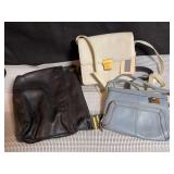Three Tignanello Handbags, one is new with tags