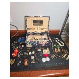 Jewelry box and costume jewelry