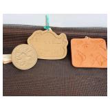 Two Cookie Presses and a Cookie Stamp