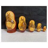Horse themed Russian Nesting Dolls