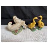 Vintage Chinese Ceramic Figurines: Doves and “Mud Ducks”