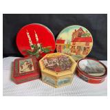 Collection of vintage tins