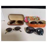 Assorted Sunglasses and Cases
