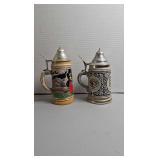 Pair of Western Germany beer steins
